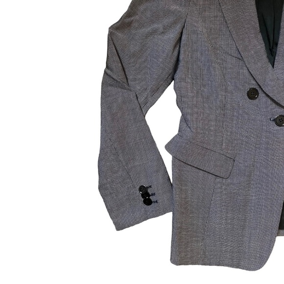 Armani Collezioni Gray Two Piece Suit Set (Blazer & Pants) Size US 6 - Picture 3 of 11